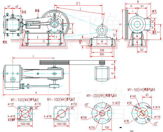 WY-50(V5)WY-100(W4)WY-200(W5)(f)ʽձðbߴD